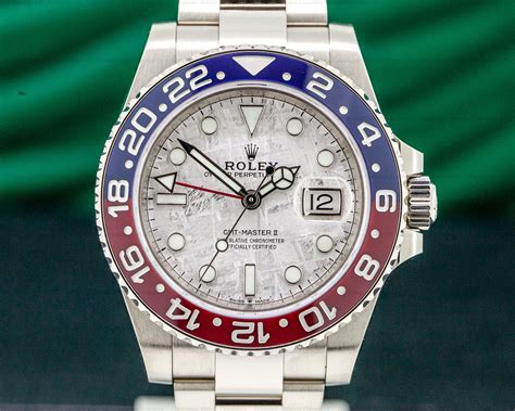 rolex gmt 2 pepsi white gold|Rolex gmt Pepsi diamond bezel.